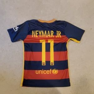 Youth Official Barcelona Neymar Jersey